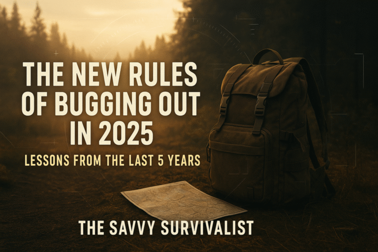 the new rules for bugging out